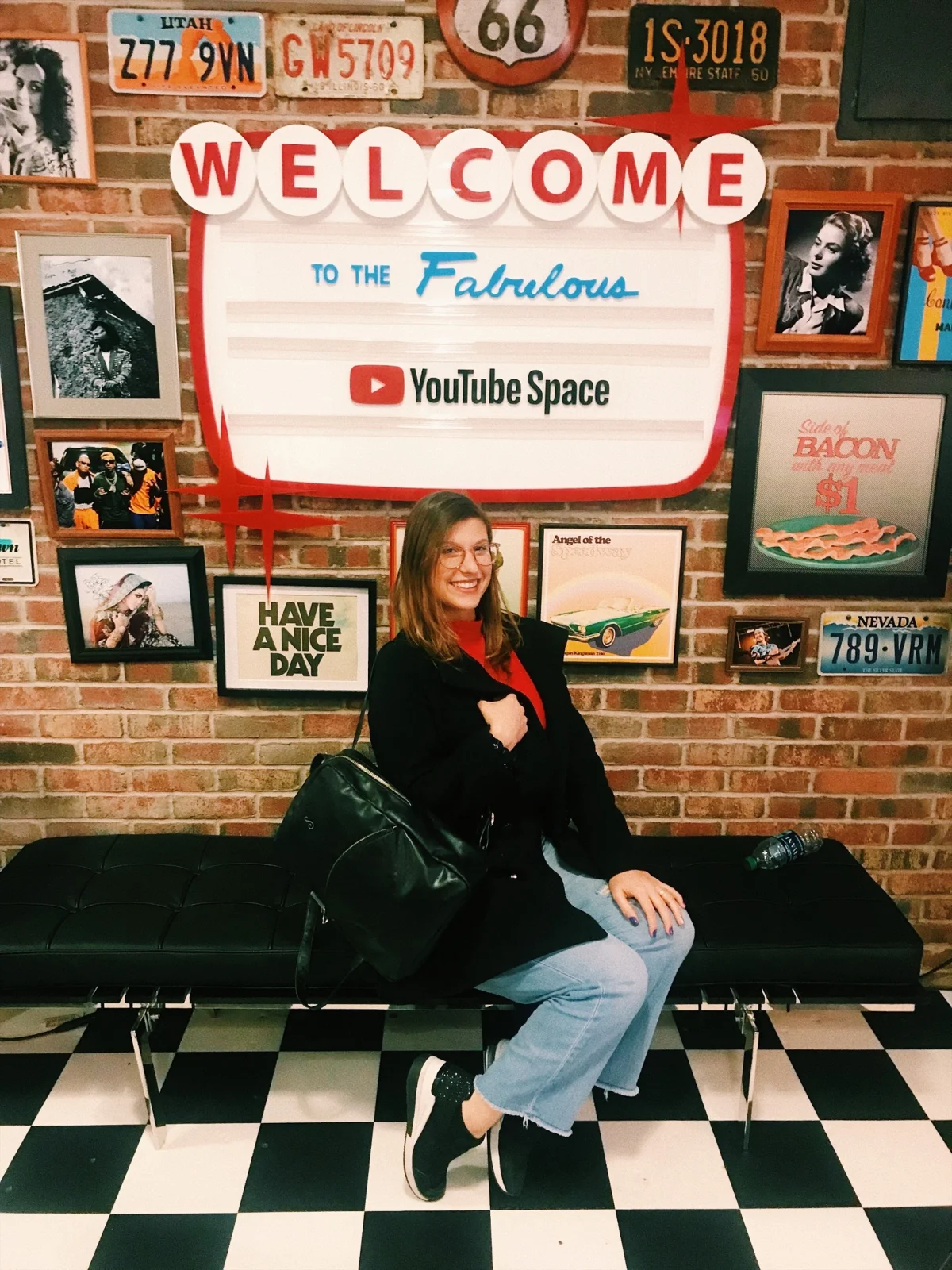 Sonia at the YouTube Space in New York City