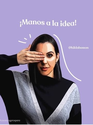 Illustrated portrait: Manos a la idea